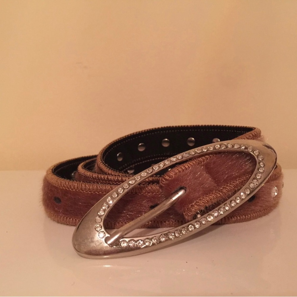 Brown crystal belt (new) - Picture 1 of 5